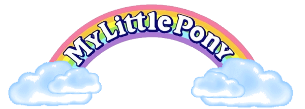 Надпись my little Pony на прозрачном фоне