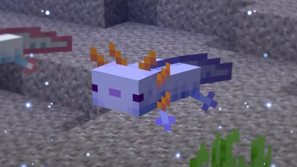 Майнкрафт 1.17 мобы аксолотль