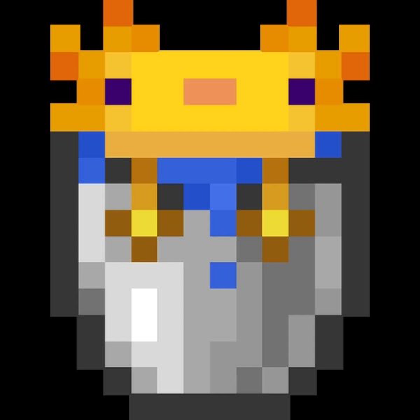 Синий аксолотль майнкрафт