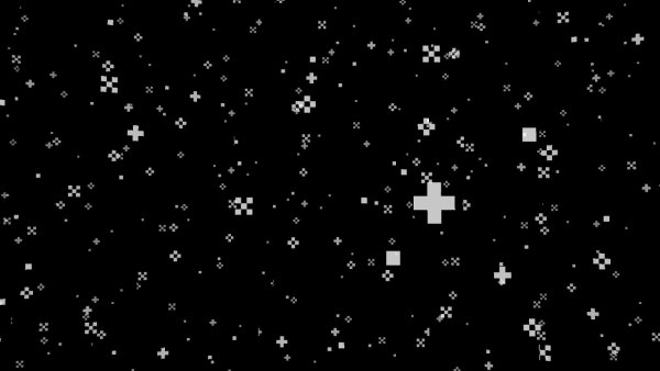 Падающий снег на черном фоне