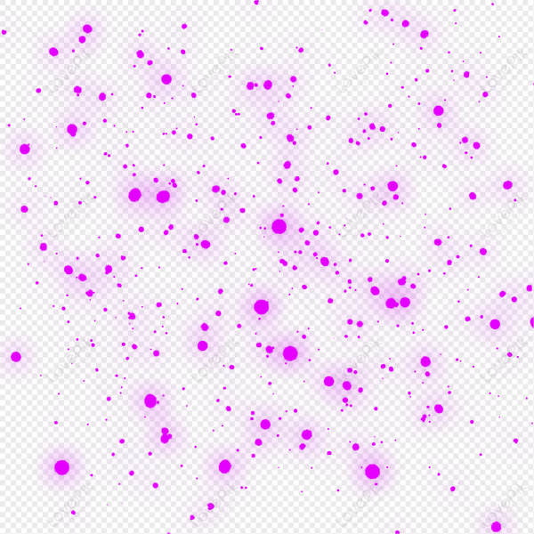 Фиолетовые частицы без фона