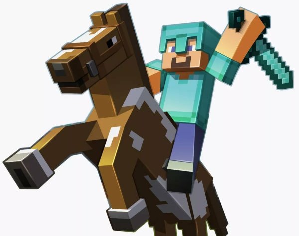 Стив на лошади