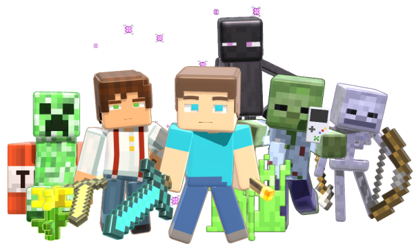 Персонажи из МАЙНКРАФТА