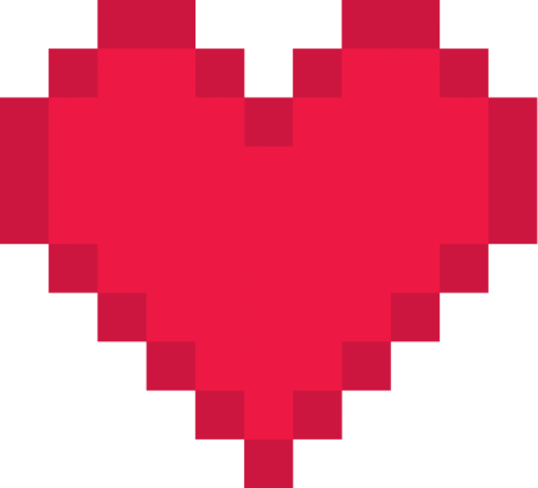 Пиксельное сердце