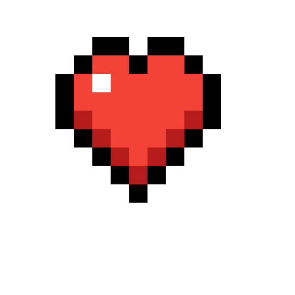 Сердечки из майнкарфта