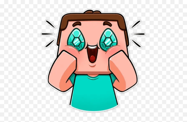 Стикеры с МАЙНКРАФТОМ