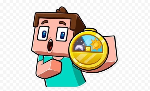 Стикеры из МАЙНКРАФТА