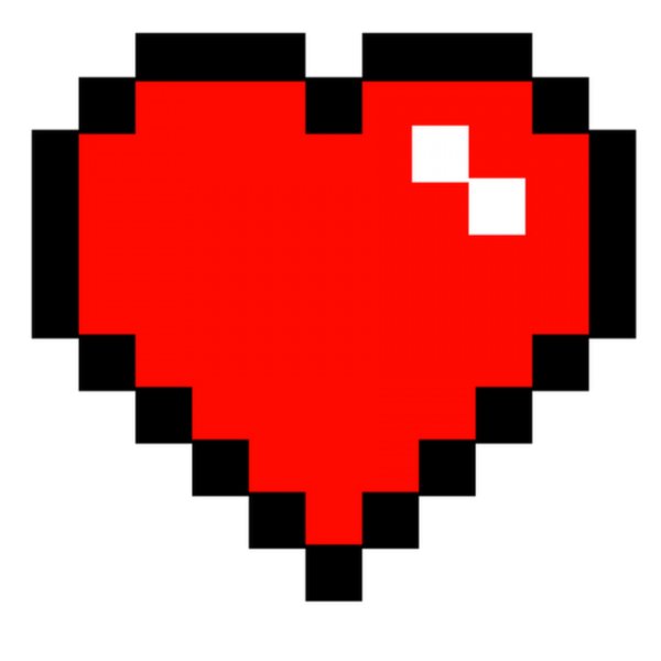 Пиксельные сердечки