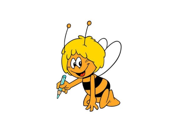 Пчелка Майя спит