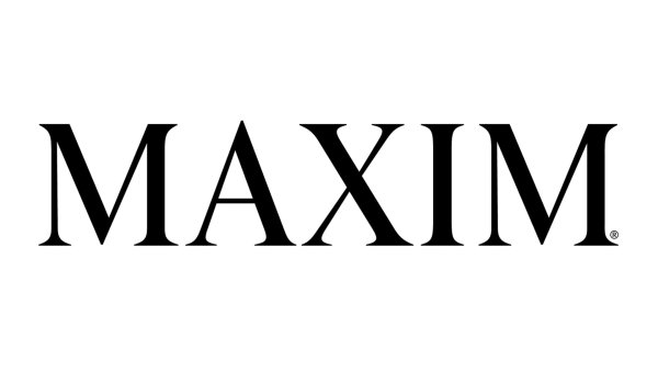 Maxim журнал надпись