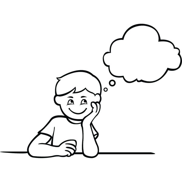 Мальчик мечтает