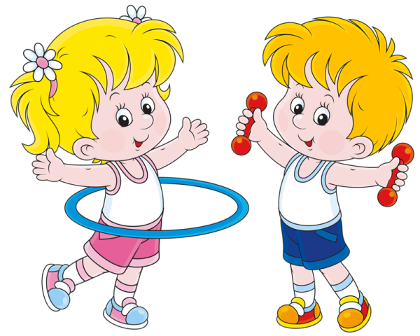 Физкультура в детском саду мультяшная