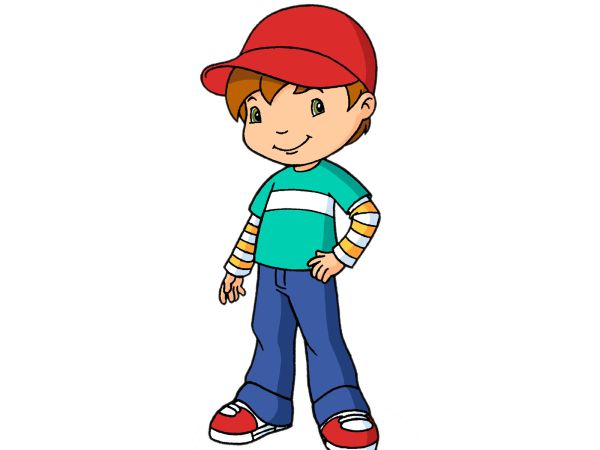 Мальчик на белом фоне