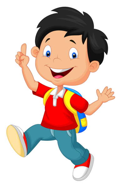 Мультяшные школьники