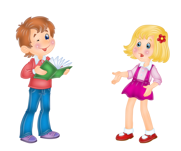 Мальчик и девочка мультяшные