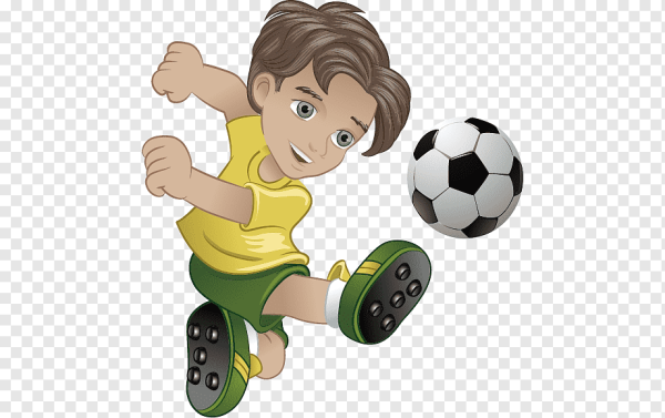 Мальчик футболист мультяшный