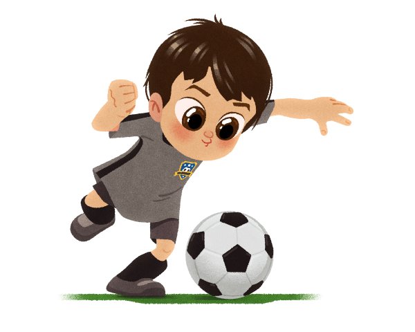 Футболист мультяшный