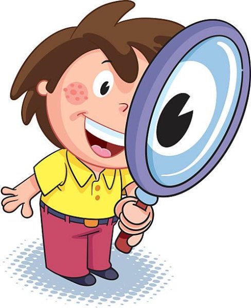 Малыш с лупой