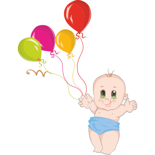 Малыш с шариками
