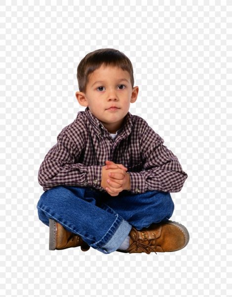 Ребенок сидит