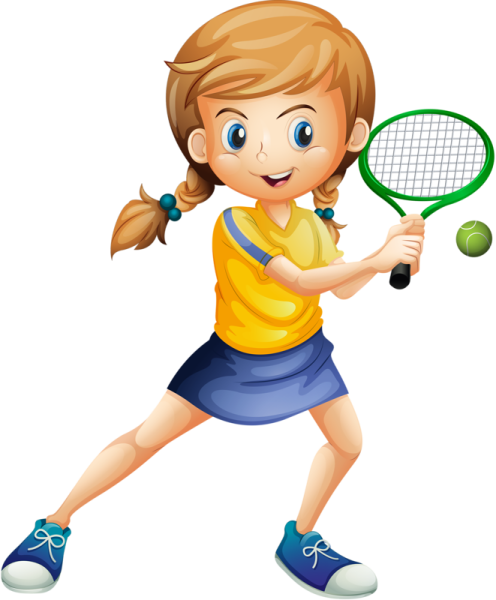 Спортивные дети мультяшные