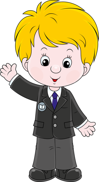 Школьник мультяшная