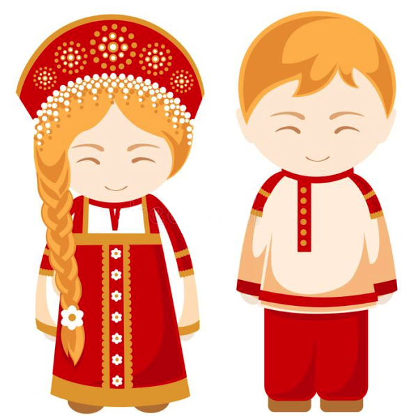 Человечки в национальных костюмах