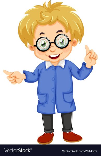 Мальчик в очках - мультяшка