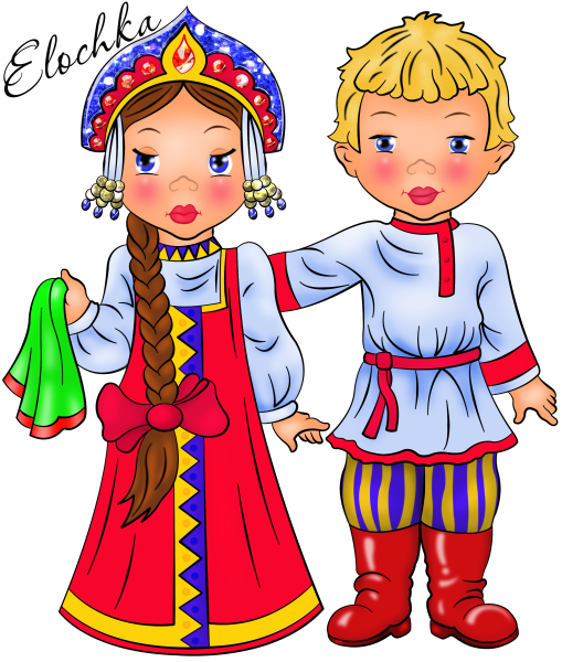 Дет в нацональных костюмах Росс