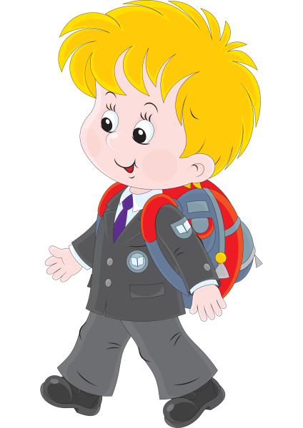 Мультяшные школьники