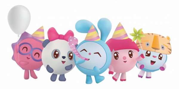 Малышарики Нюша сзади