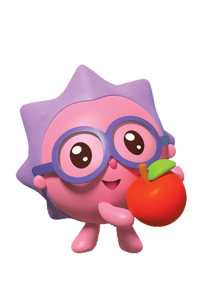 Малышарики герои на белом фоне