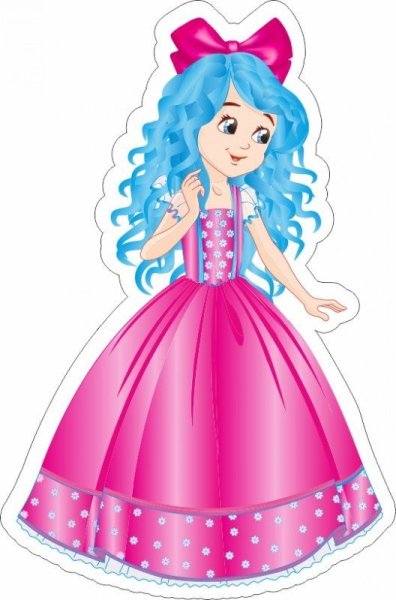 Плакат вырубной "Мальвина"