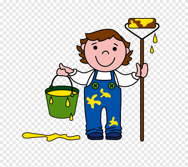 Маляр мультяшный