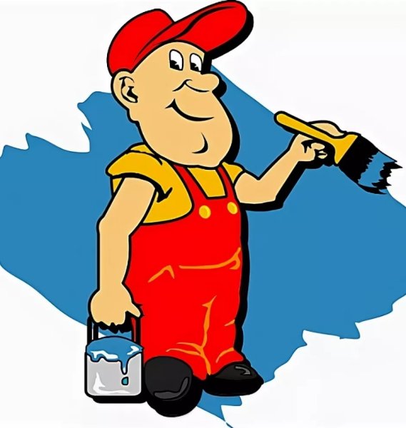 Маляр мультяшный