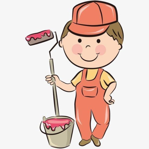 Маляр нарисованный