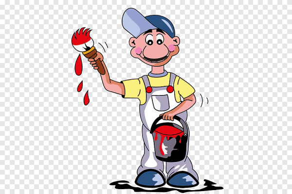 Маляр мультяшный