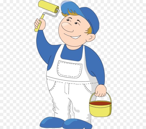 Маляр мультяшный