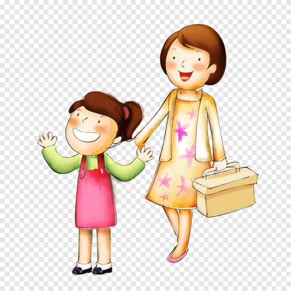 Клипарт мама с ребенком