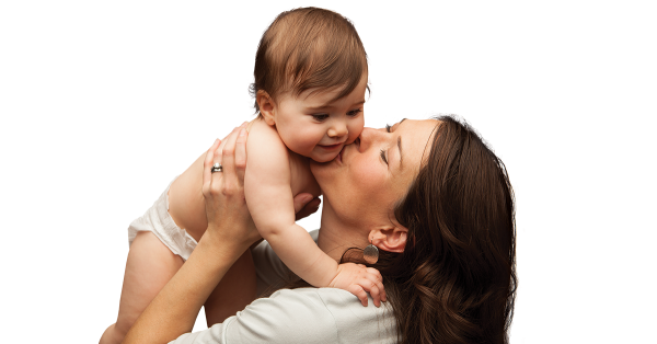 Мама с ребенком без фона