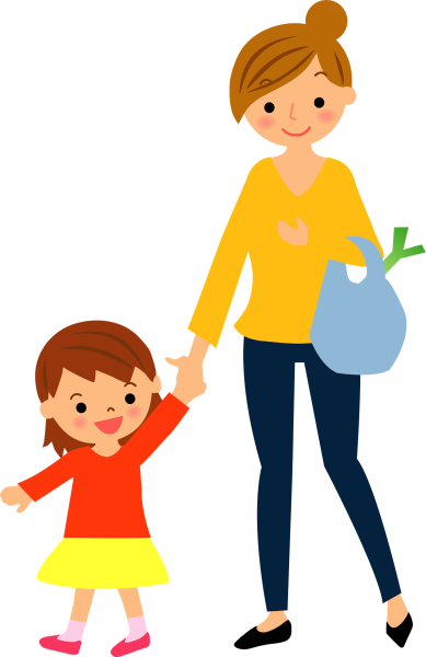 Мама с ребенком вектор