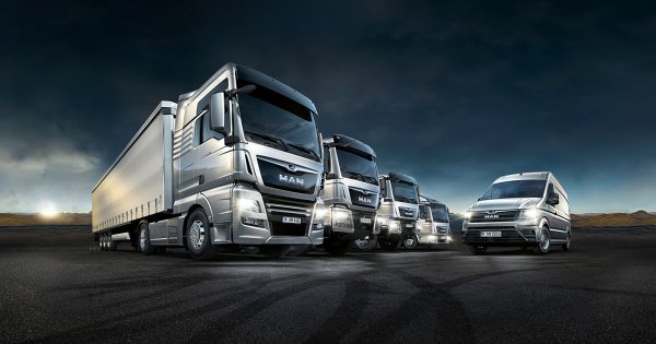 Грузовики man Volvo