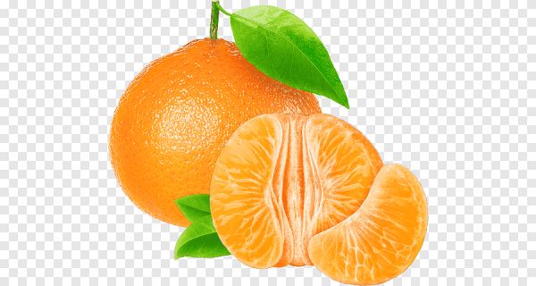 Мандарин без фона