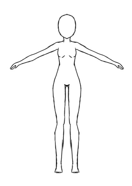 Заготовки для рисования людей