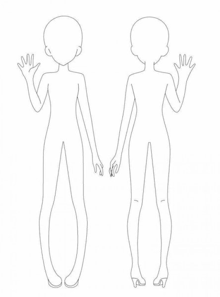 Заготовки для рисования людей