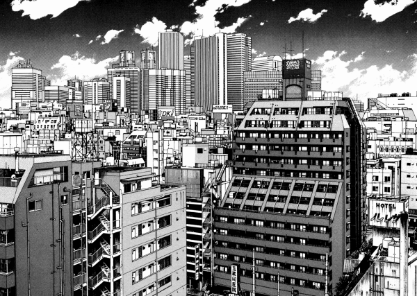 Манга город