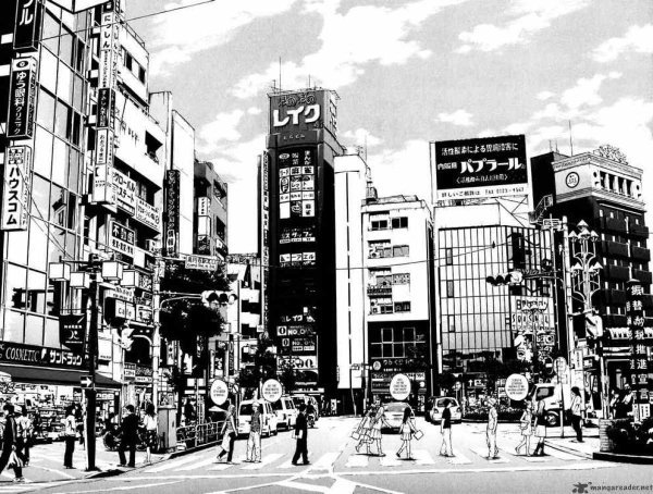 Манга город Токио