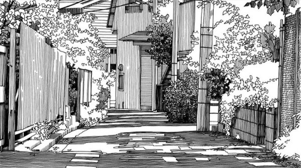 Пейзажи из манги