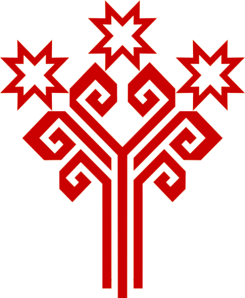Символ мирового древа чуваши