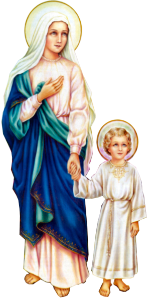 Пресвятая Богородица Покров на бесцветном фоне